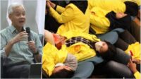 Sejumlah Mahasiswa Ketiduran saat Kuliah Kebangsaan Ganjar di UI