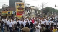 Rakyat Sulawesi Puncak MRSF di Bone Menampilkan Berbagai Ragam Budaya di Gerak Jalan Santai